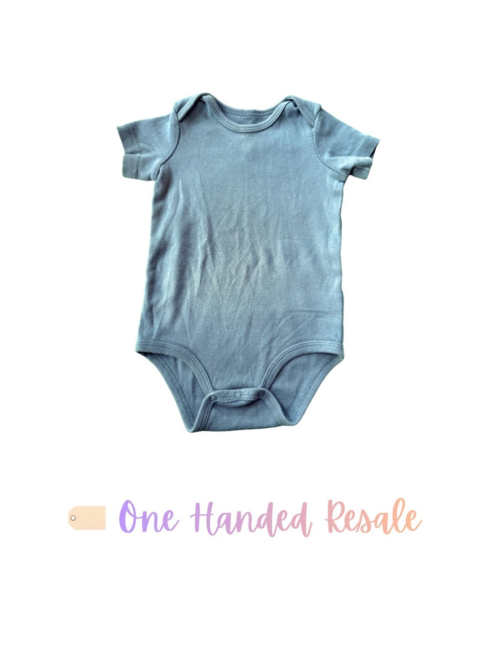 🐳 Primary Blue Kids Unisex Bodysuit Onesie Boys Girls 6-9M
